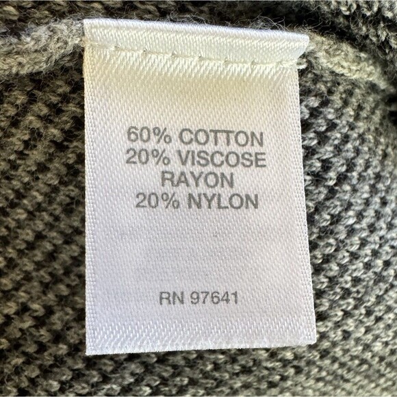 J.Jill Mock Neck Sweater Top Women’s Size S Gray Black Pane Pattern - Picture 3 of 10